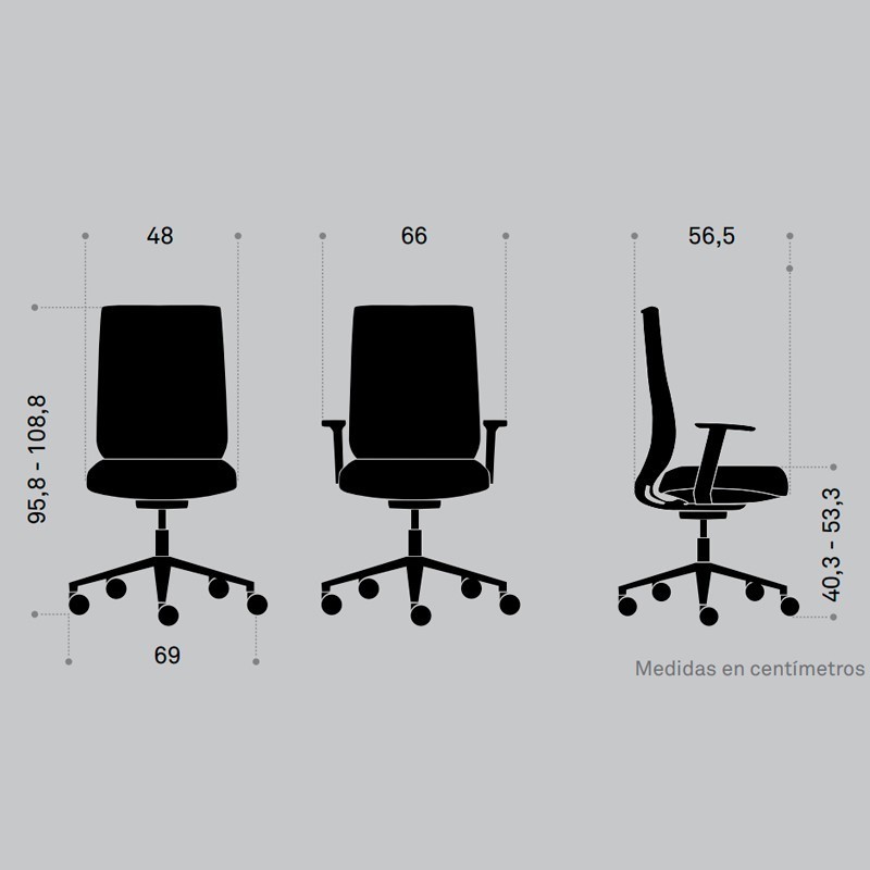 ► Silla Ergonómica Blanca Eben de Forma 5 - Oficinas Montiel