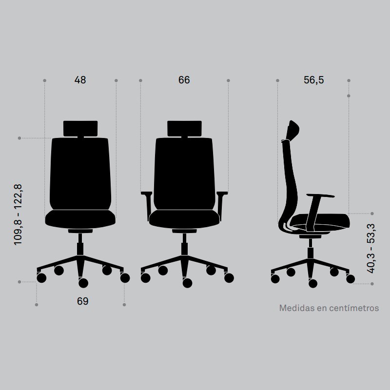 ► Silla Ergonómica Blanca Eben de Forma 5 - Oficinas Montiel