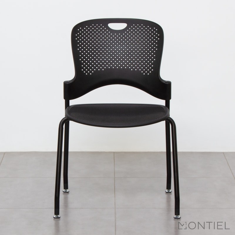 ▷ Silla Confidente Negra Caper de Herman Miller - Muebles Montiel