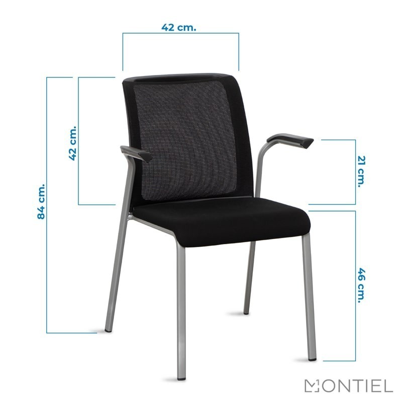 Silla de Espera con Brazos de Steelcase Reply - Montiel