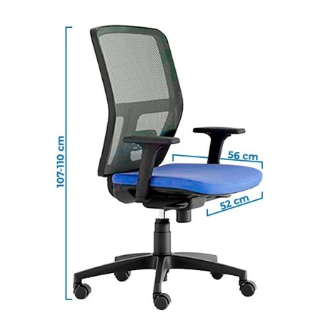 ▷ Silla Ergonómica Parma de JDM Ismobel - Oficinas Montiel