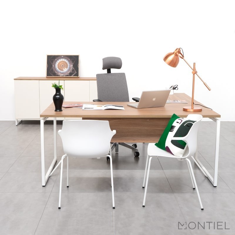 ▷ Mesa de Dirección en L  Daven de Kunna - Montiel