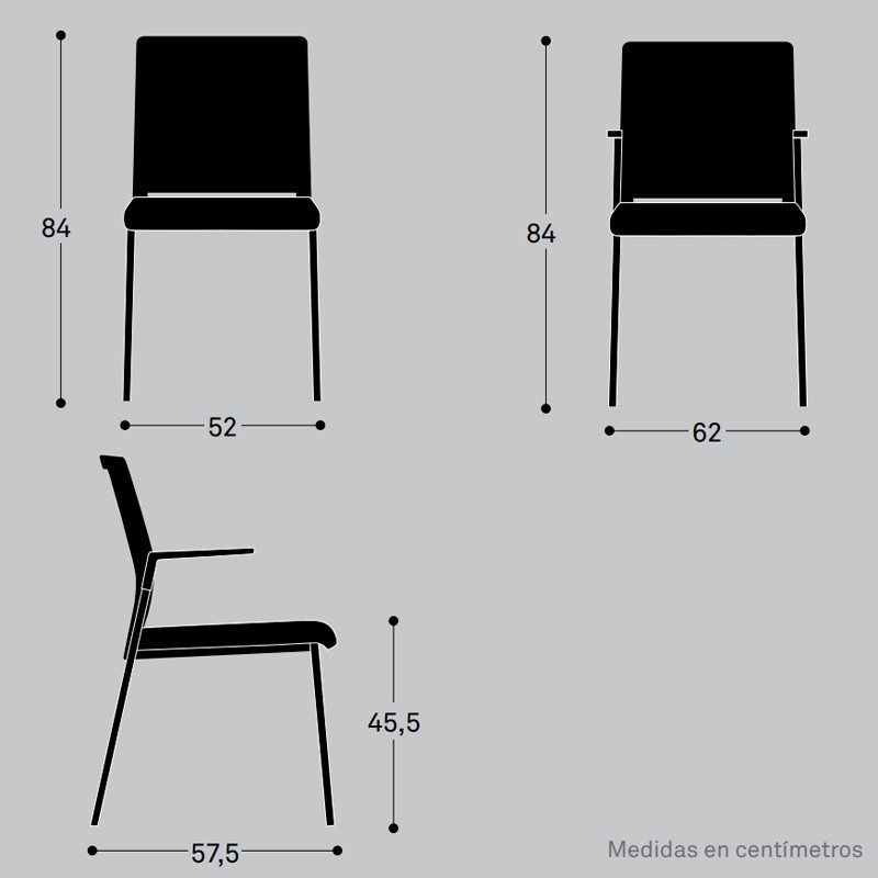 Silla Confidente Plural de Forma 5