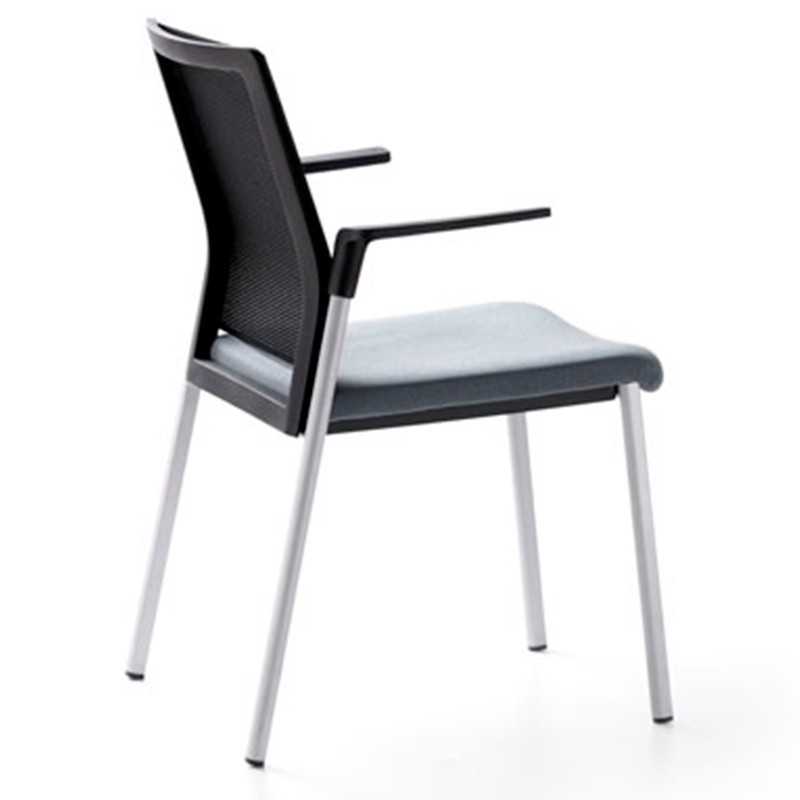 ▷ Silla Confidente Respaldo Malla Plural de Forma 5 - Montiel