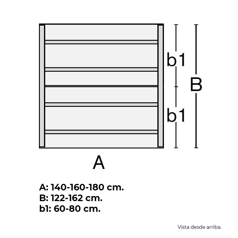 ▷ Mesa de 2,4 o 6 puestos Zama de Forma 5 - Montiel