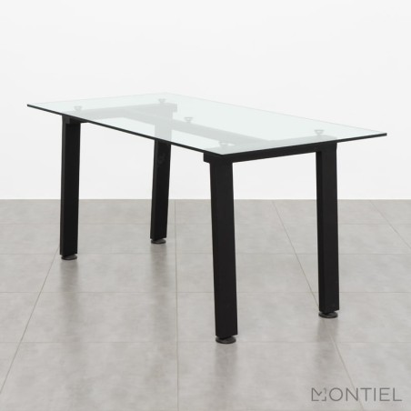 mesa dirección cristal