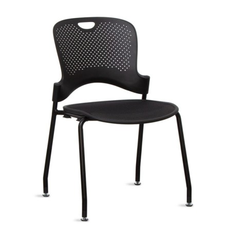 ▷ Silla Confidente Negra Caper de Herman Miller - Muebles Montiel
