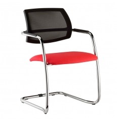 Silla Confidente Oficina Respaldo Malla Nova de Kunna -...