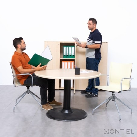 ▷ Silla Confidente Giratoria de Madera Íkara - Montiel