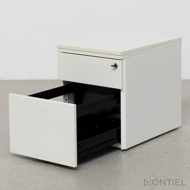 ▷ Cajonera Blanca Metálica Cajón y Archivo de Dynamobel