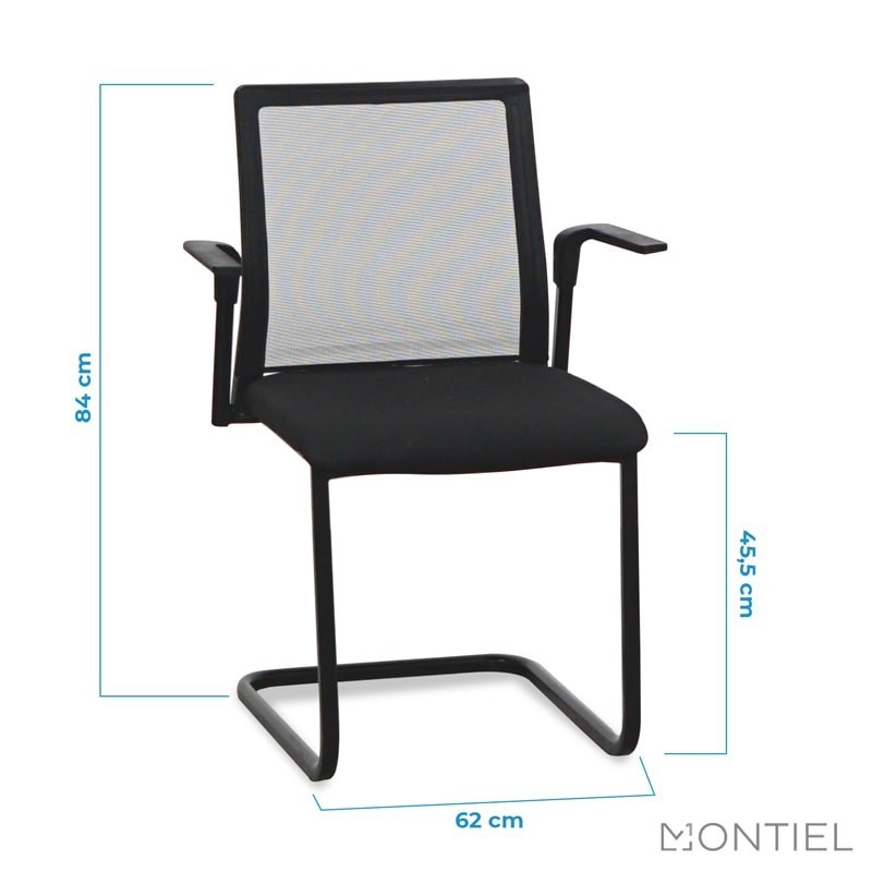 ▷ Silla Confidente Plural Patín de Forma 5 - Montiel