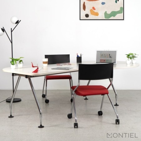 ▷ Pack 2 Sillas Plegables con Ruedas Flip Flap de Sedus - Montiel