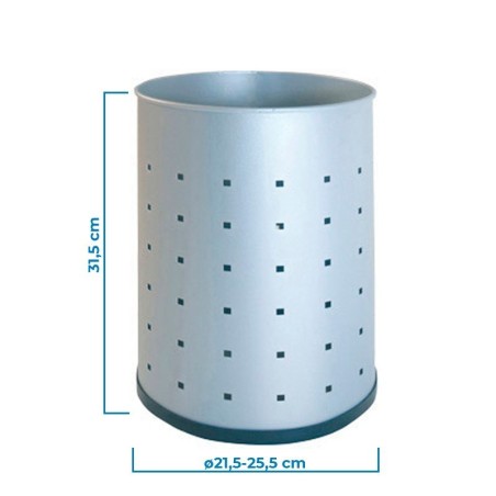 Papelera Metálica 101-R de SÍE - Muebles Montiel
