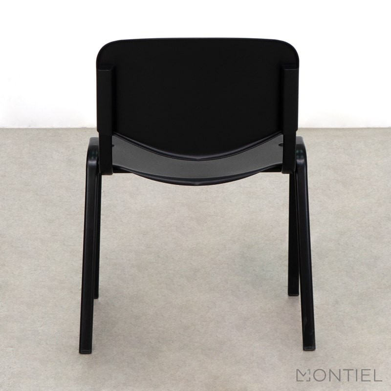 Silla Confidente Oficina de Leo Negra Montiel - OUTLET