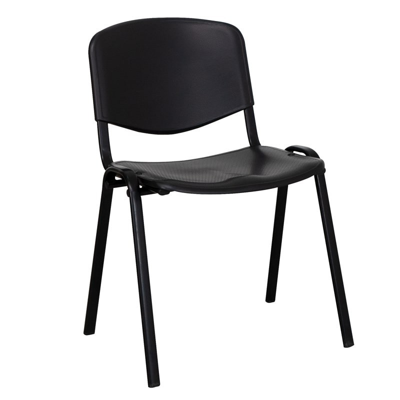 Silla Confidente Oficina de Leo Negra Montiel - OUTLET