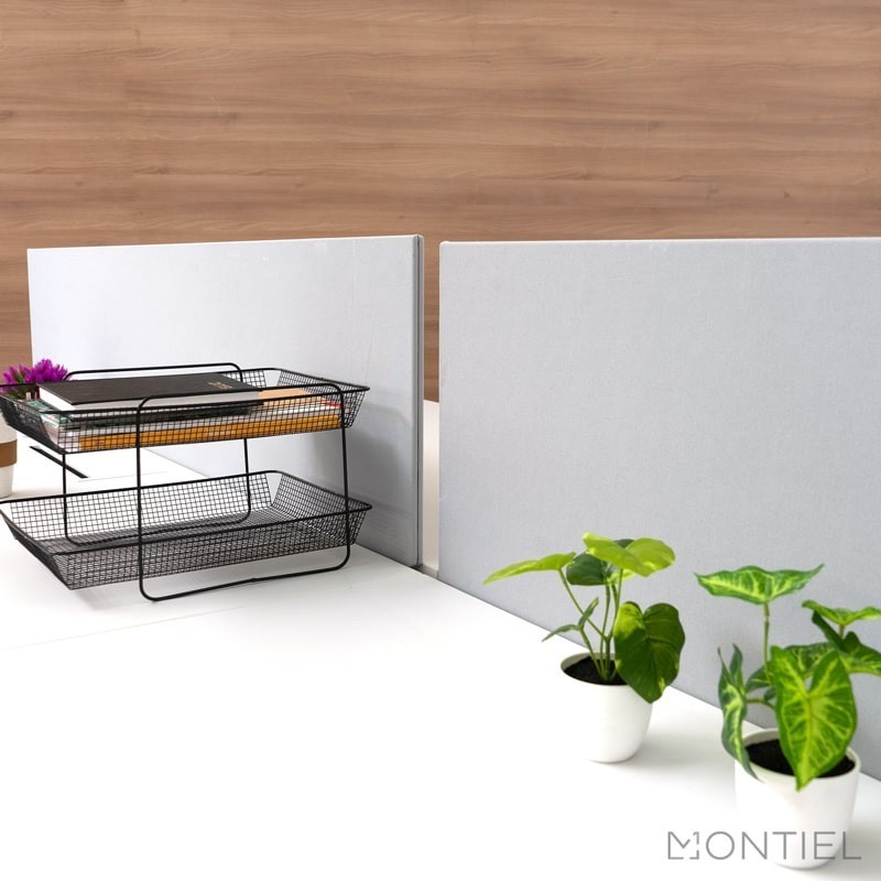 ▷ Mesa Multipuesto Blanca de 2 o 4 personas de Steelcase