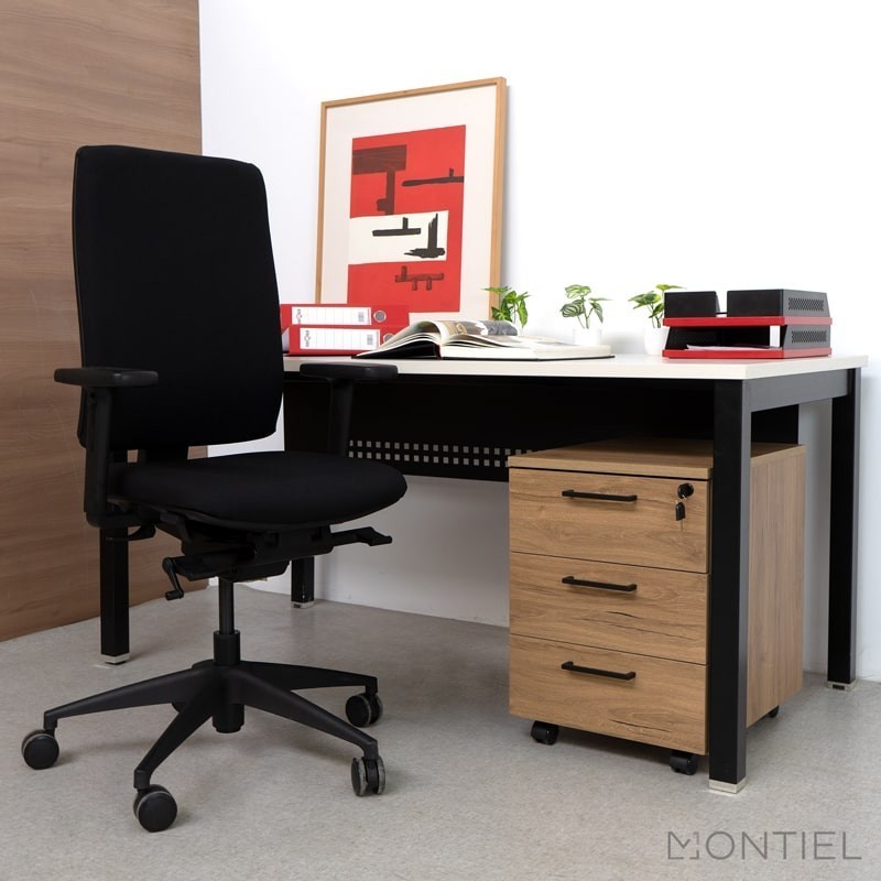 ▷ Silla Ergonómica Negra Nova de Gil Estévez - Montiel