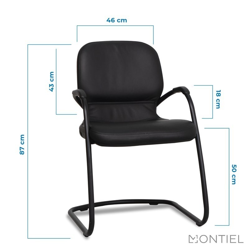 ▷ Silla Confidente Piel Sensor de Steelcase - Montiel