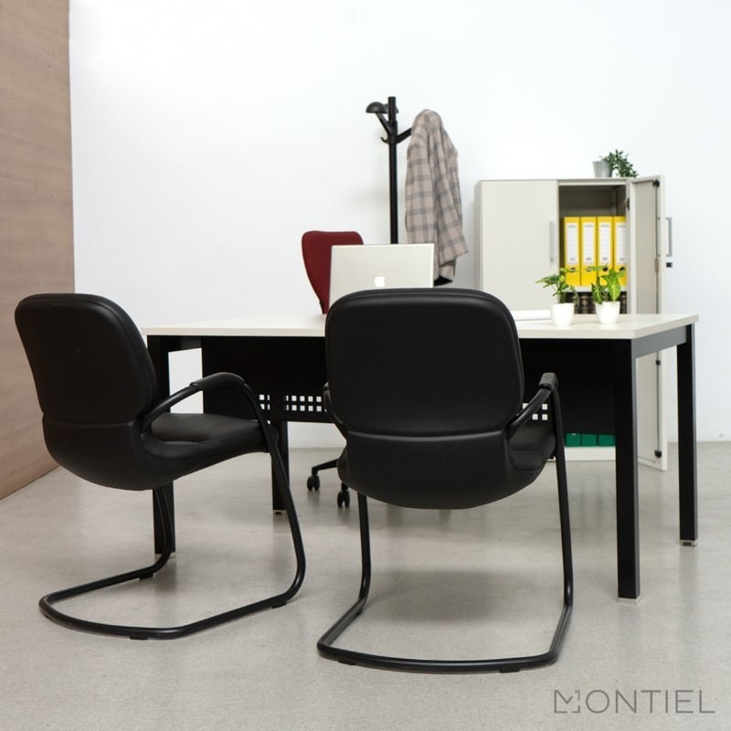 ▷ Silla Confidente Piel Sensor de Steelcase - Montiel