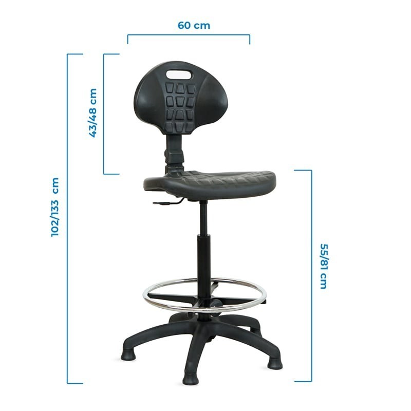 ▷ Taburete Oficina Ergonómico Cloe de Kunna - Montiel