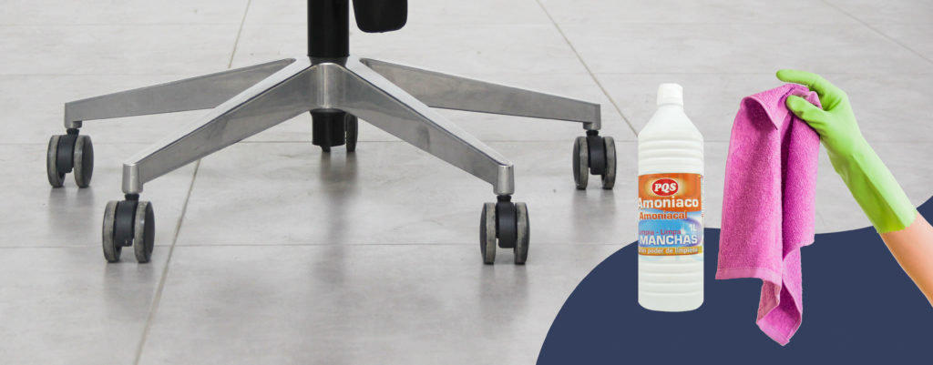 cómo limpiar una silla de oficina