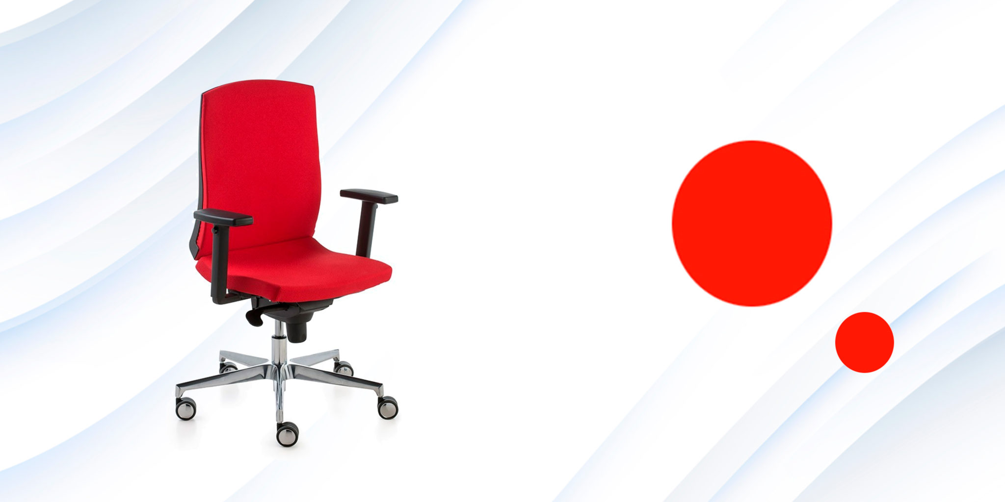 sillas oficina color rojo
