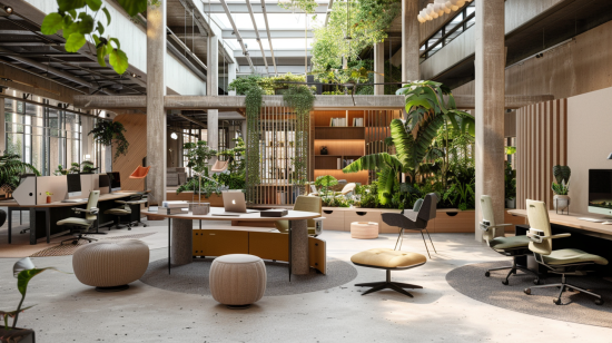 Cómo incorporar muebles de oficina inteligentes con carga inalámbrica y conectividad