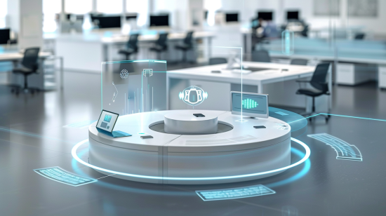 Cómo incorporar muebles de oficina inteligentes con carga inalámbrica y conectividad