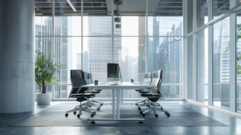 Cómo incorporar muebles de oficina inteligentes con carga inalámbrica y conectividad