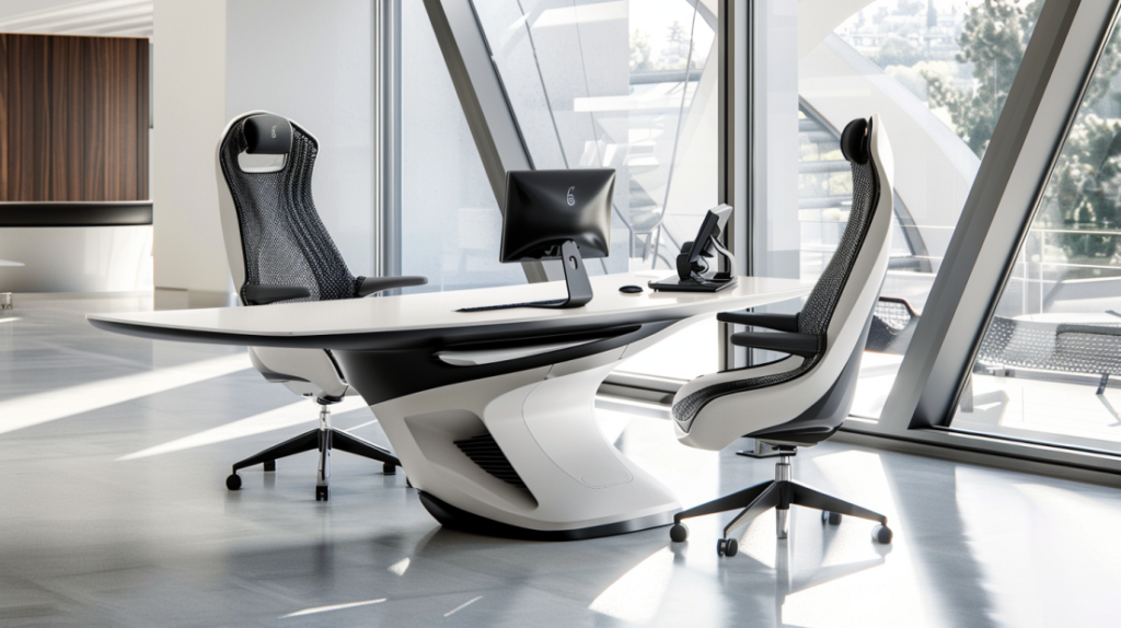 Cómo incorporar muebles de oficina inteligentes con carga inalámbrica y conectividad