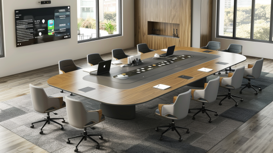 Cómo incorporar muebles de oficina inteligentes con carga inalámbrica y conectividad