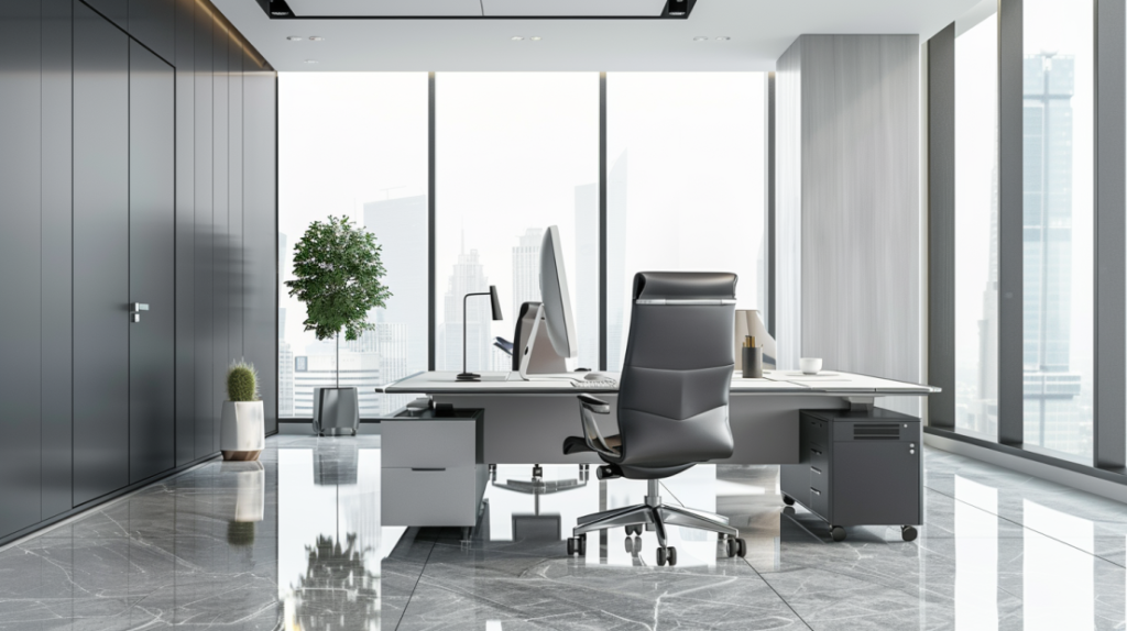 Cómo incorporar muebles de oficina inteligentes con carga inalámbrica y conectividad