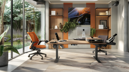 Cómo incorporar muebles de oficina inteligentes con carga inalámbrica y conectividad