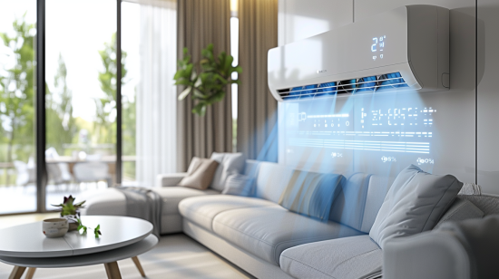 El aire acondicionado hace mal olor.