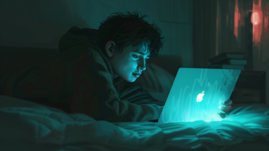 Cómo la luz LED de los monitores afecta la producción de melatonina