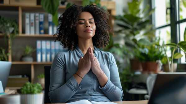 Cómo la postura del torso al sentarse en la oficina afecta la respiración y la fatiga