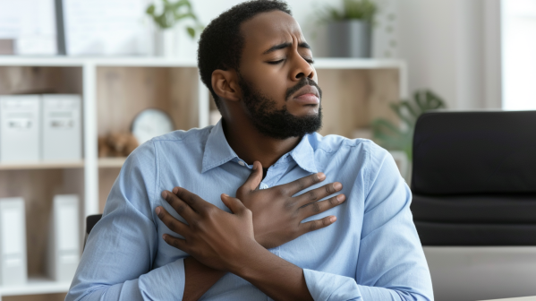 Cómo la postura del torso al sentarse en la oficina afecta la respiración y la fatiga