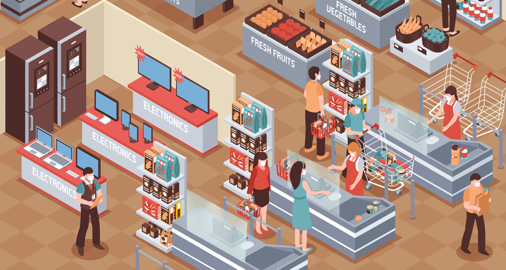 Medidas de control de temperatura en centros comerciales y grandes superficies