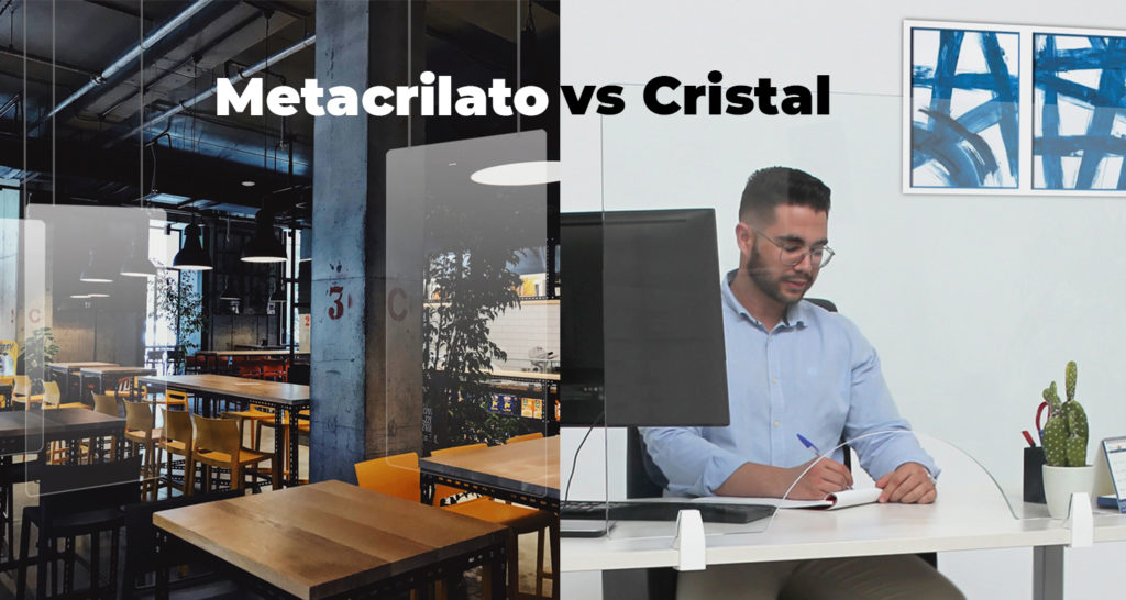 Mamparas de metacrilato vs mamparas de cristal
