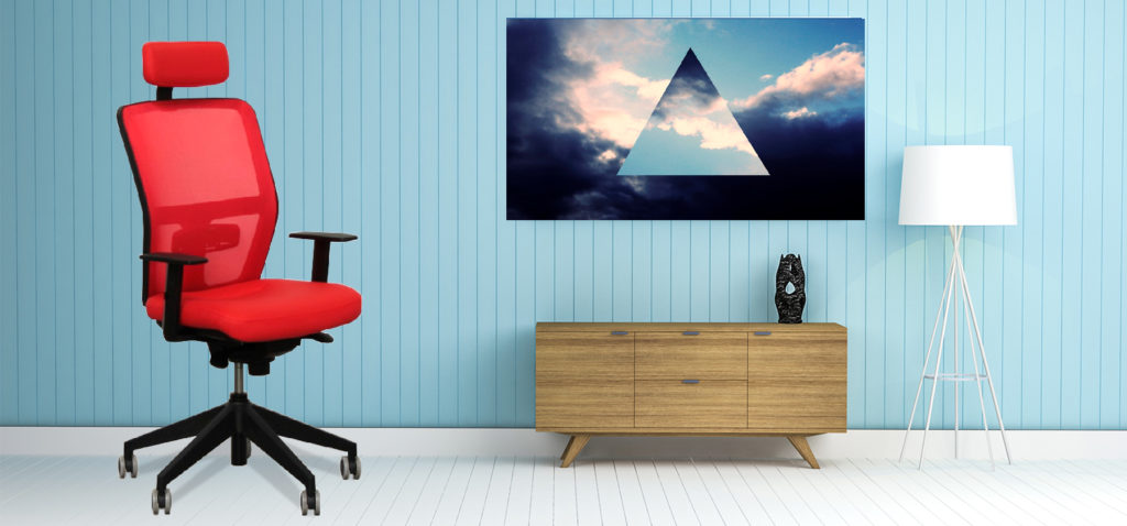 silla ergonómica para organizar escritorios