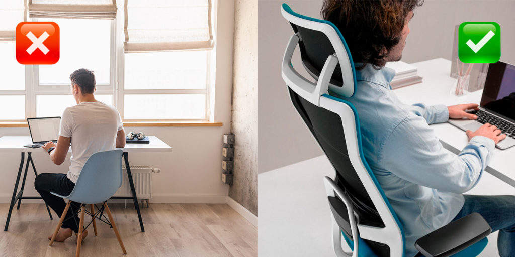 ejemplo de ergonomía en el trabajo