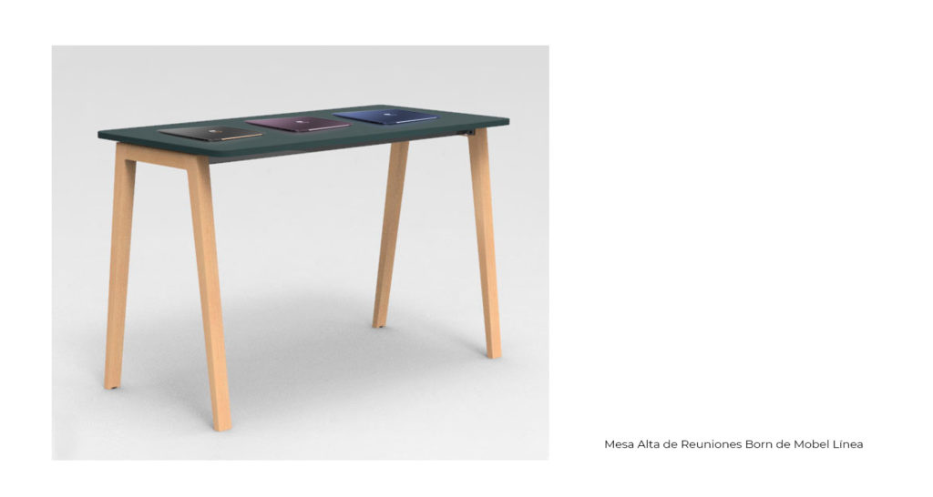 mesas altas para tiendas y comercios