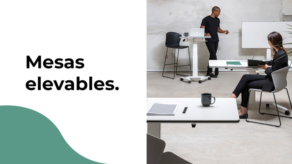 Las mesas elevables de oficina son la última tendencia