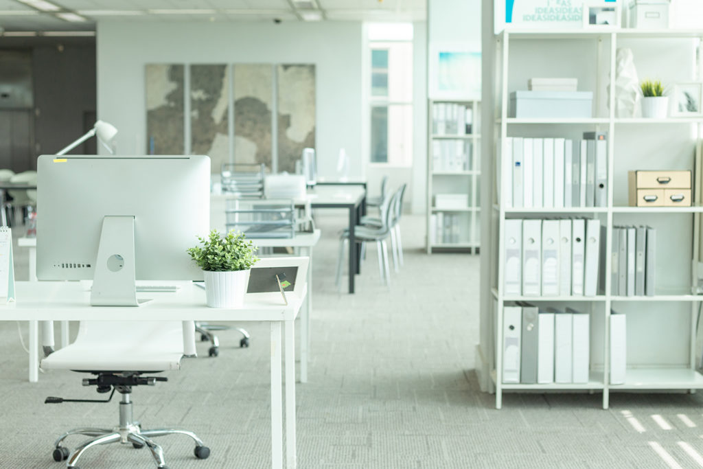 organización en una oficina moderna