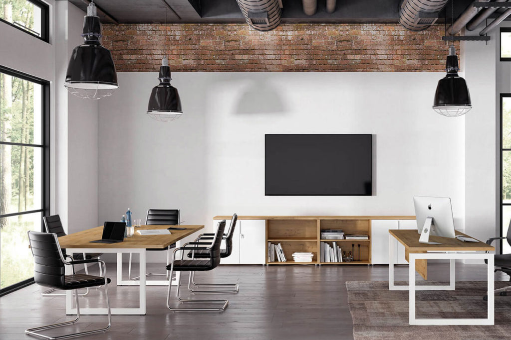 Oficina estilo industrial