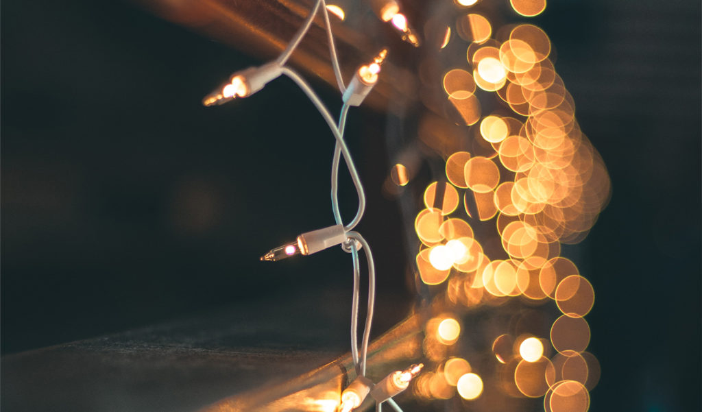 Decoración navideña de oficina