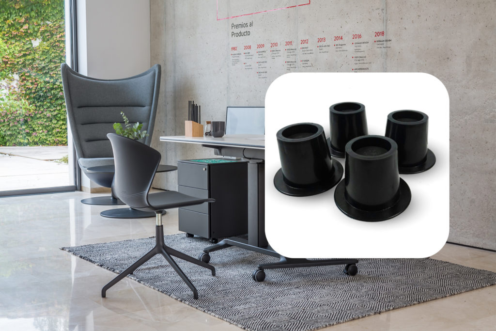 aumentar altura silla oficina