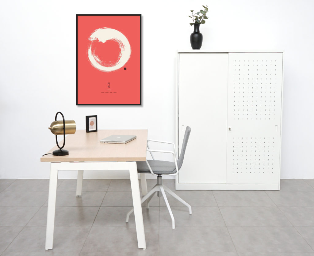 como decorar mesa oficina decoracion