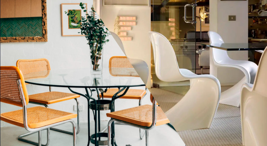 que sillas poner mesa de cristal