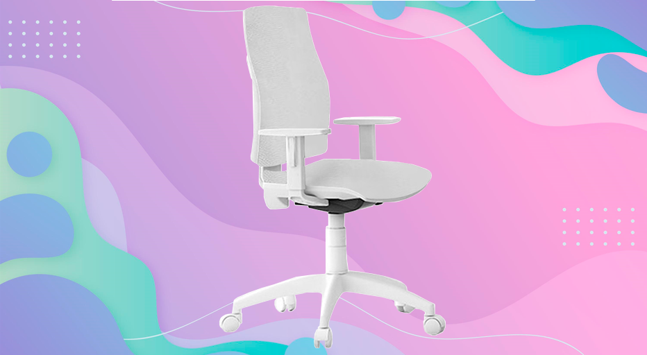 sillas escritorio blancas con ruedas